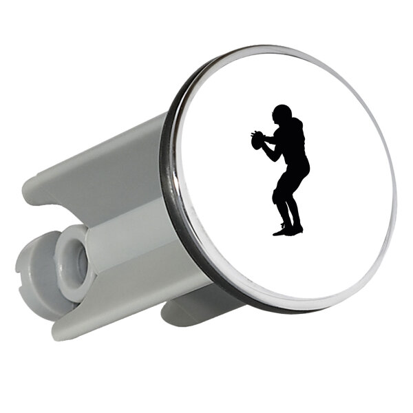 Waschbeckenstöpsel American Football Silhouette 4cm Abflussstopfen