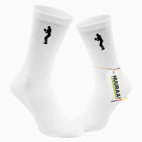 Socken American Football Silhouette Größe 37/46 White Motiv Tennissocken
