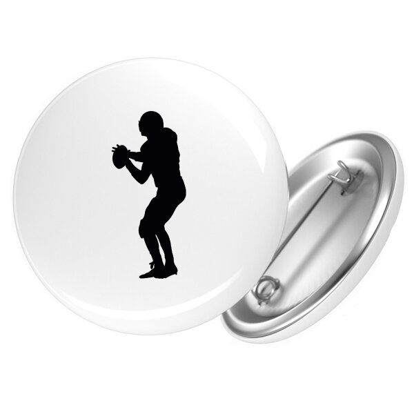 Button American Football Silhouette