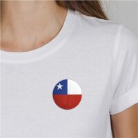 Button Chile Flagge Größe 59mm