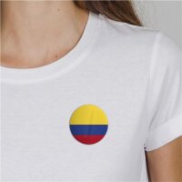 Button Colombia Kolumbien Flagge Größe 59mm