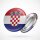 Button Croatia Kroatien Flagge Größe 59mm