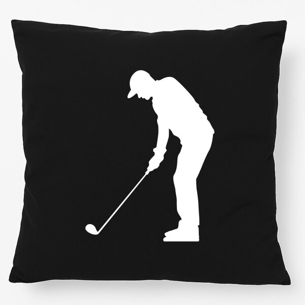 Kissen Golf Silhouette 40x40cm
