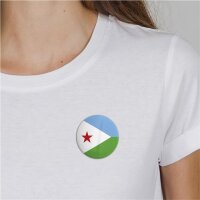 Button Djibouti Dschibuti Flagge Größe 59mm