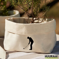Organizer Golf Silhouette Aufbewahrungskorb