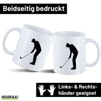 Kaffeetasse Golf Silhouette 330ml