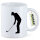Kaffeetasse Golf Silhouette 330ml