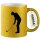 Glitzertasse Golf Silhouette 330ml