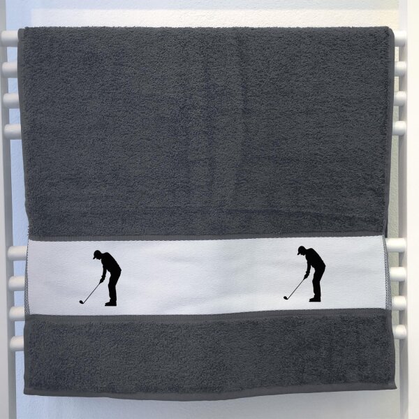 Handtuch Golf Silhouette 50x100cm