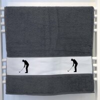Handtuch Golf Silhouette 50x100cm