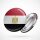 Button Egypt Ägypten Flagge Größe 59mm