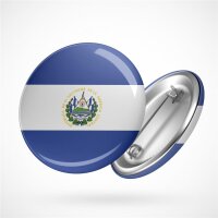 Button El Salvador Flagge Größe 59mm