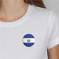 Button El Salvador Flagge Größe 59mm