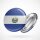 Button El Salvador Flagge Größe 59mm
