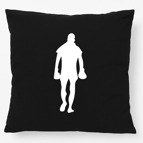 Kissen Boxer Silhouette 40x40cm