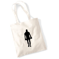 Jutebeutel Boxer Silhouette 10 Liter