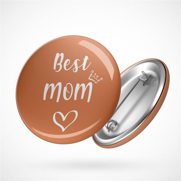 Button Best Mom Größe 59mm