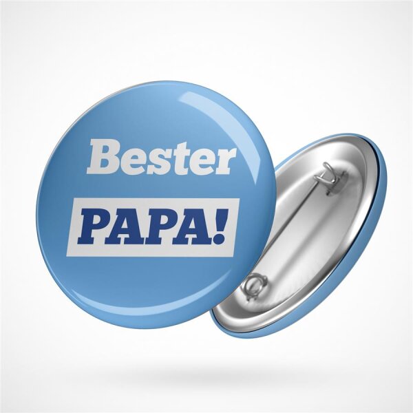 Button Bester Papa Größe 59mm