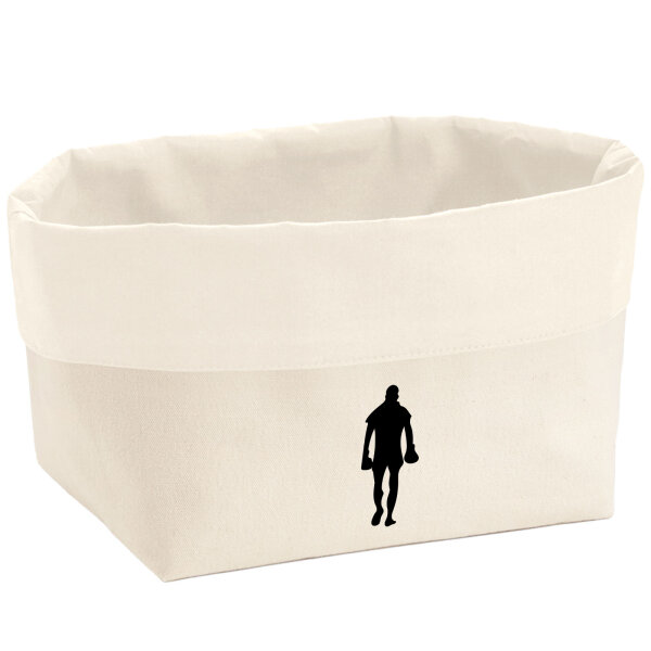 Organizer Boxer Silhouette Aufbewahrungskorb