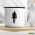 Emaille Tasse Boxer Silhouette 300ml Vintage Emaille Becher