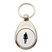 Schlüsselanhänger Boxer Silhouette