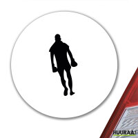 Aufkleber Boxer Silhouette 10cm Sticker