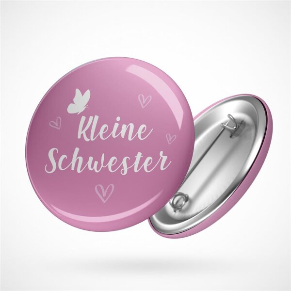 Button Kleine Schwester Größe 59mm
