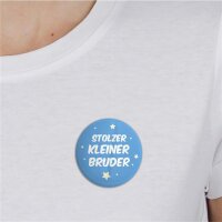 Button Stolzer kleiner Bruder Größe 59mm