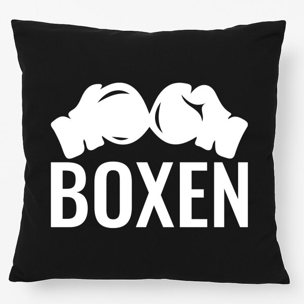 Kissen Boxen Boxhandschuhe 40x40cm