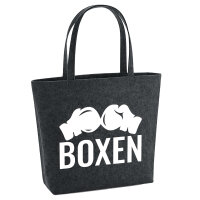 Filzshopper Boxen Boxhandschuhe 22 Liter Filztasche