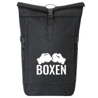 Kurierrucksack Boxen Boxhandschuhe 30-44 Liter Black Melange