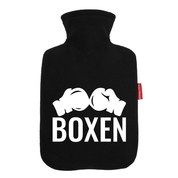 Wärmflasche Boxen Boxhandschuhe