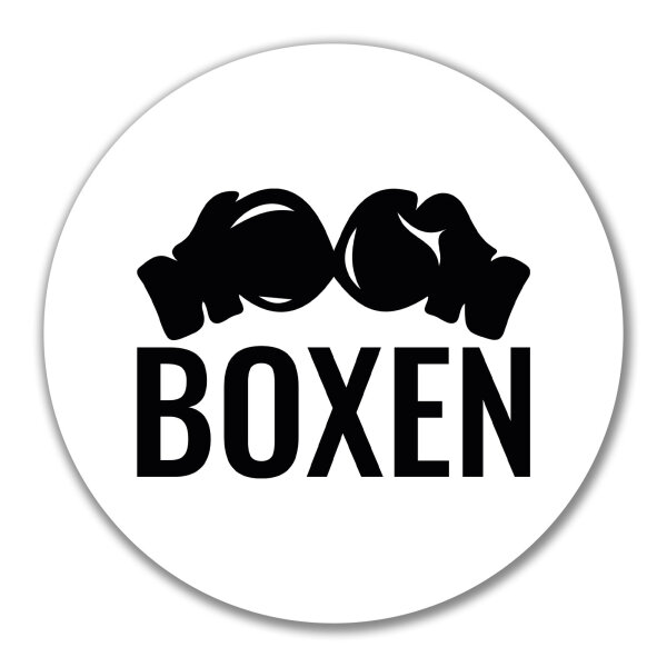 Aufkleber Boxen Boxhandschuhe 10cm Sticker