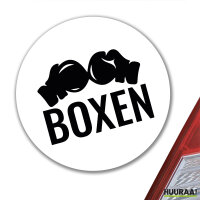 Aufkleber Boxen Boxhandschuhe 10cm Sticker
