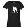 Damen T-Shirt Eishockey Silhouette Größe XS-XXL