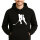 Unisex Hoodie Eishockey Silhouette Größe S-3XL
