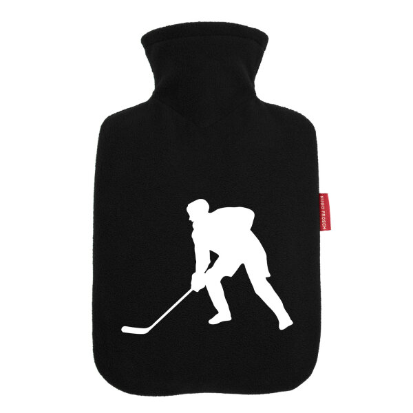 Wärmflasche Eishockey Silhouette