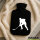 Wärmflasche Eishockey Silhouette
