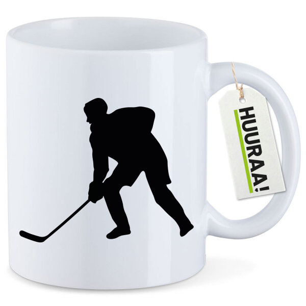Kaffeetasse Eishockey Silhouette 330ml