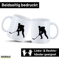 Kaffeetasse Eishockey Silhouette 330ml