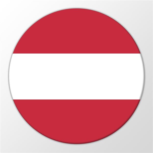 Magnet Austria Österreich Flagge Europa Flag 59mm Kühlschrankmagnet Flaschenöffner