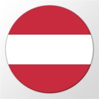 Magnet Austria Österreich Flagge Europa Flag 59mm Kühlschrankmagnet Flaschenöffner