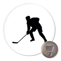 Magnet Eishockey Silhouette 59mm Kühlschrankmagnet Flaschenöffner