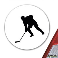 Aufkleber Eishockey Silhouette 10cm Sticker