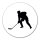 Aufkleber Eishockey Silhouette 10cm Sticker