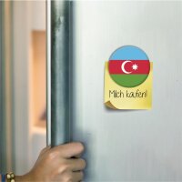 Magnet Azerbaijan Aserbaidschan Republik Flag 59mm Kühlschrankmagnet Flaschenöffner