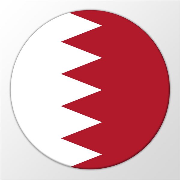 Magnet Bahrain Flagge Mittlerer Osten Flag 59mm Kühlschrankmagnet Flaschenöffner
