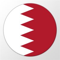 Magnet Bahrain Flagge Mittlerer Osten Flag 59mm Kühlschrankmagnet Flaschenöffner