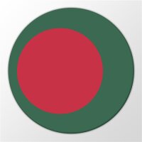Magnet Bangladesch Flagge Südasien Flag 59mm Kühlschrankmagnet Flaschenöffner