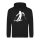 Unisex Hoodie Skifahren Silhouette Größe S-3XL